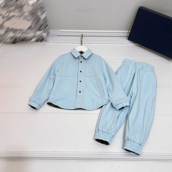 kids designer clothes child jacket sets 2pcs double sided use of lapel shirt jacket and elastic waist sports pants aug02, White
kids designer clothes child jacket sets 2pcs double sided use of lapel shirt jacket and elastic waist sports pants aug02, White