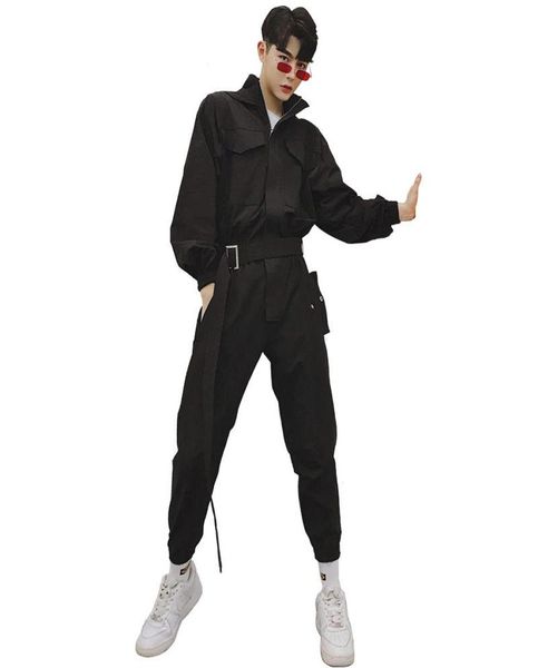 mens casual long sleeve hooded jumpsuits cargo trousers fashion streetwear hip hop harem pant male overalls3139220, Black
mens casual long sleeve hooded jumpsuits cargo trousers fashion streetwear hip hop harem pant male overalls3139220, Black