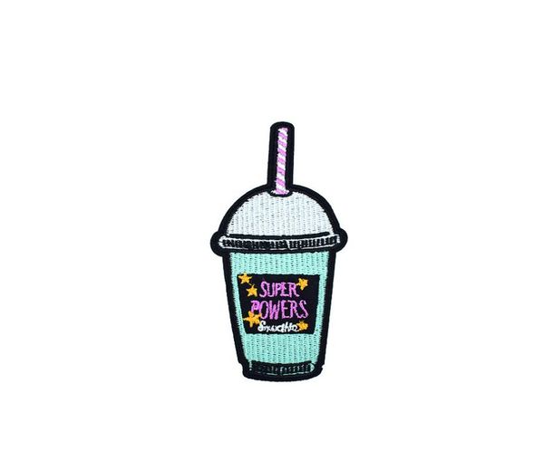 10 pcs super drink embroidered patches for clothing iron on transfer applique patch for kid jeans bags diy sew on embroidery stick2039099, Black
10 pcs super drink embroidered patches for clothing iron on transfer applique patch for kid jeans bags diy sew on embroidery stick2039099, Black