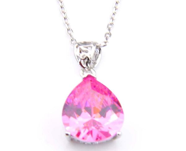 luckyshine 10 pcs elegant pendants jewelry teardrop shaped pink z zircon pendants for necklaces women jewelry 3137748, Silver
luckyshine 10 pcs elegant pendants jewelry teardrop shaped pink z zircon pendants for necklaces women jewelry 3137748, Silver
