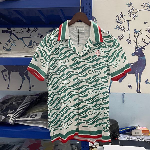 men's casual shirts 23ss real casablancafull print shirts set men women casablanca fashion stripe shirts casual cardigan buttons shirts, White;black
men's casual shirts 23ss real casablancafull print shirts set men women casablanca fashion stripe shirts casual cardigan buttons shirts, White;black