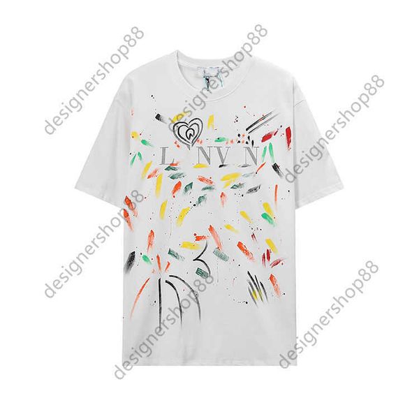 2023 new linvan co branded with the same splashed ink letter hand-painted graffiti print short sleeved t-shirt for men and women trend, White;black
2023 new linvan co branded with the same splashed ink letter hand-painted graffiti print short sleeved t-shirt for men and women trend, White;black