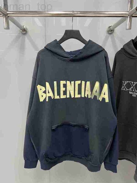 men's hoodies & sweatshirts designer 23ss b home yellow tape printed hoodie os loose fit worn k70l pvr9, Black
men's hoodies & sweatshirts designer 23ss b home yellow tape printed hoodie os loose fit worn k70l pvr9, Black