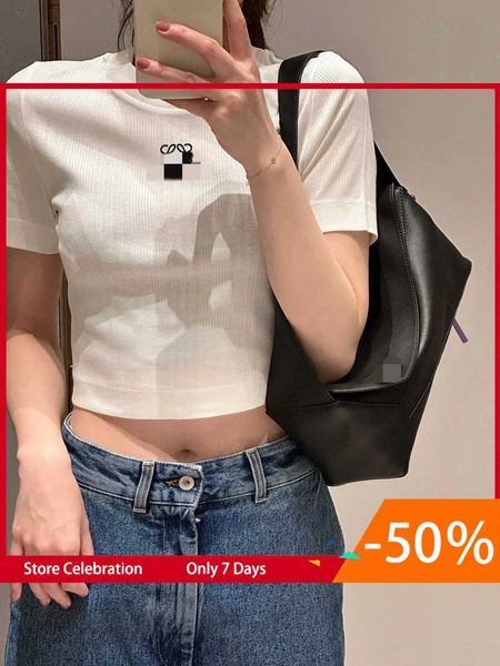short sleeved knitted shirt for women in the summer of 2023 new style spicy girl unique slim fitting short cut with exposed navel trendy ite, White
short sleeved knitted shirt for women in the summer of 2023 new style spicy girl unique slim fitting short cut with exposed navel trendy ite, White