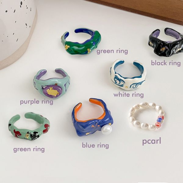 wholesale enamel fashion jewelry designer ring women ins fashion cute opening index finger ring jewelry, Silver
wholesale enamel fashion jewelry designer ring women ins fashion cute opening index finger ring jewelry, Silver