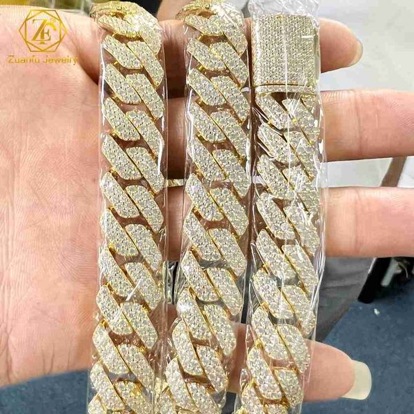 classic sterling silver 925 white gold cuban link iced out lab diamond moissanite cuban chain necklace jewelry
classic sterling silver 925 white gold cuban link iced out lab diamond moissanite cuban chain necklace jewelry