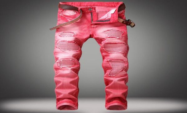 new mens ripped jeans high fashion 5 colors washed broken jeans street style motorbike skinny denim pants8441671, Blue
new mens ripped jeans high fashion 5 colors washed broken jeans street style motorbike skinny denim pants8441671, Blue
