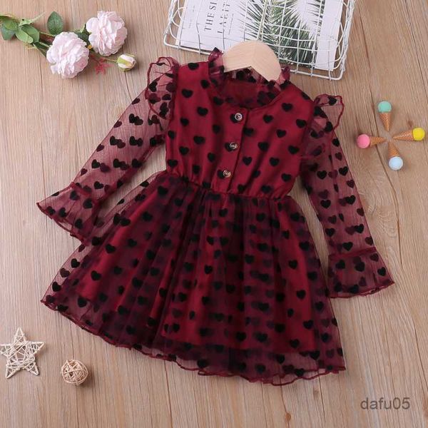 girl's dresses humor bear girl long sleeve dress spring summer mesh yarn heart printed princess party dress clothes for 2-6y r230805, Red;yellow
girl's dresses humor bear girl long sleeve dress spring summer mesh yarn heart printed princess party dress clothes for 2-6y r230805, Red;yellow