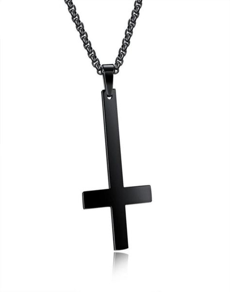 male black st peter's inverted pendant necklace for men stainless steel choker crux de sanctus petrus jewelry men necklace9995894, Silver
male black st peter's inverted pendant necklace for men stainless steel choker crux de sanctus petrus jewelry men necklace9995894, Silver