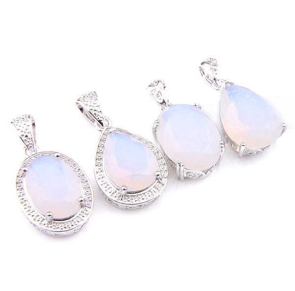 luckyshine fashion exquisite jewelry teardrop shaped white moonstone gems silver gorgeous vintage pendants necklace jewelry7685907 
luckyshine fashion exquisite jewelry teardrop shaped white moonstone gems silver gorgeous vintage pendants necklace jewelry7685907