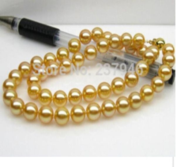 fast real fine pearl jewelry 19inches 10mm natural real round south sea golden pearls necklace 14k yg2600503, Black
fast real fine pearl jewelry 19inches 10mm natural real round south sea golden pearls necklace 14k yg2600503, Black