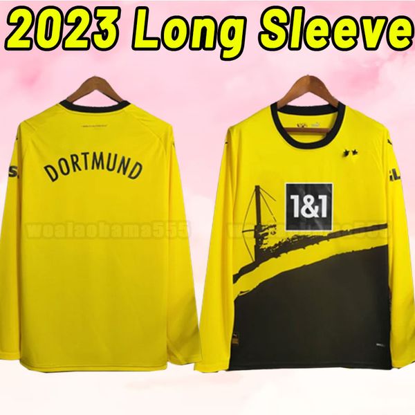 reus 22/23 dortmund soccer jerseys 2022 2023 football shirts bellingham reyna brandt emre can haller guerreiro hazard hummels long sleeve ho, Black;yellow
reus 22/23 dortmund soccer jerseys 2022 2023 football shirts bellingham reyna brandt emre can haller guerreiro hazard hummels long sleeve ho, Black;yellow
