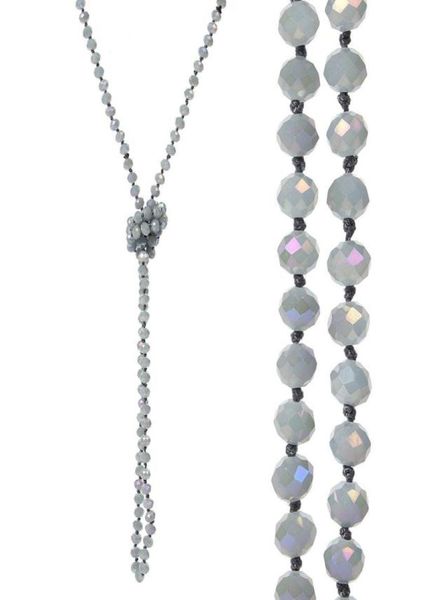 8mm long strand knotted faceted glass beaded necklaces sparkly handmade multi layer strand statement necklaces with knots between 5777199, Silver
8mm long strand knotted faceted glass beaded necklaces sparkly handmade multi layer strand statement necklaces with knots between 5777199, Silver