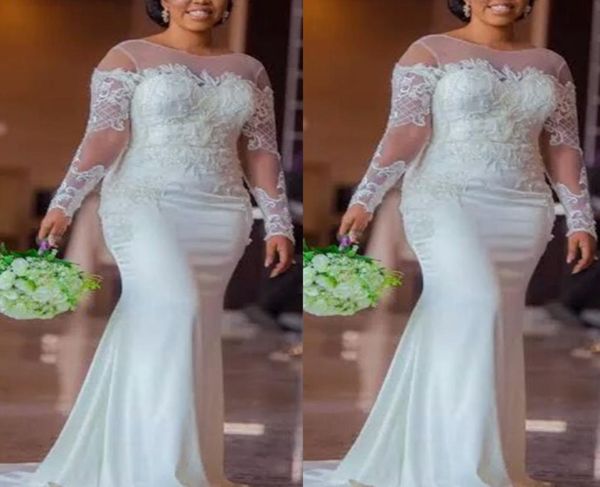 elegant long sleeve mermaid wedding dress factory custom make lace appliqued bridal dresses vestido de novia with swe2144682, White
elegant long sleeve mermaid wedding dress factory custom make lace appliqued bridal dresses vestido de novia with swe2144682, White