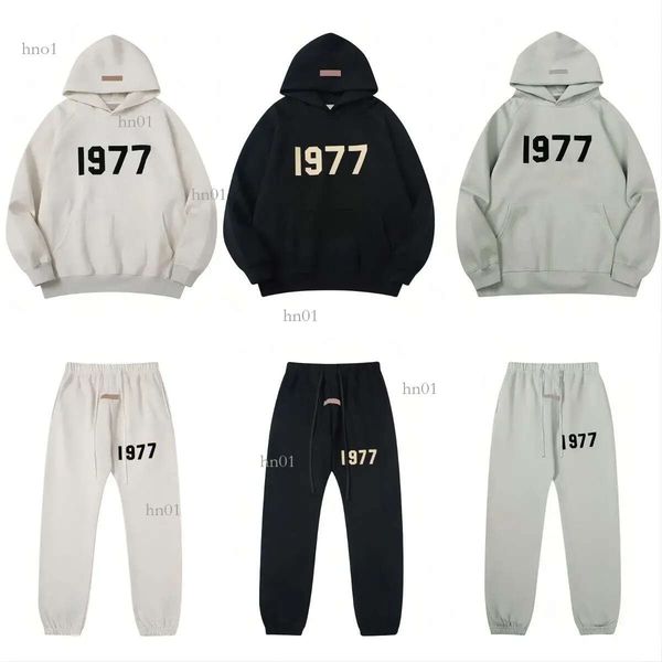 1977 designer essen hoodies hoody men essentail pullover sweatshirts oversized clothing quality mens womens hooded jumper, Black
1977 designer essen hoodies hoody men essentail pullover sweatshirts oversized clothing quality mens womens hooded jumper, Black