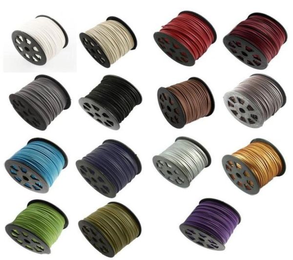 100yard lot 3mm x 15mm one side pu leather covered faux suede cord lace bracelet necklace making string you pick color9428119, White;red
100yard lot 3mm x 15mm one side pu leather covered faux suede cord lace bracelet necklace making string you pick color9428119, White;red