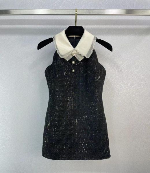 milan runway dresses 2023 new spring summer lapel neck sleeveless women039s designer sundress brand same style dress 013143528615, Black
milan runway dresses 2023 new spring summer lapel neck sleeveless women039s designer sundress brand same style dress 013143528615, Black
