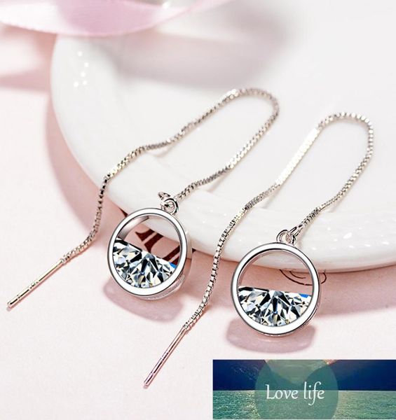 stud 925 sterling silver dazzling cz zircon charm for women long tassel earrings ear line pendientes fashion jewelry factory 2997127, Golden;silver
stud 925 sterling silver dazzling cz zircon charm for women long tassel earrings ear line pendientes fashion jewelry factory 2997127, Golden;silver