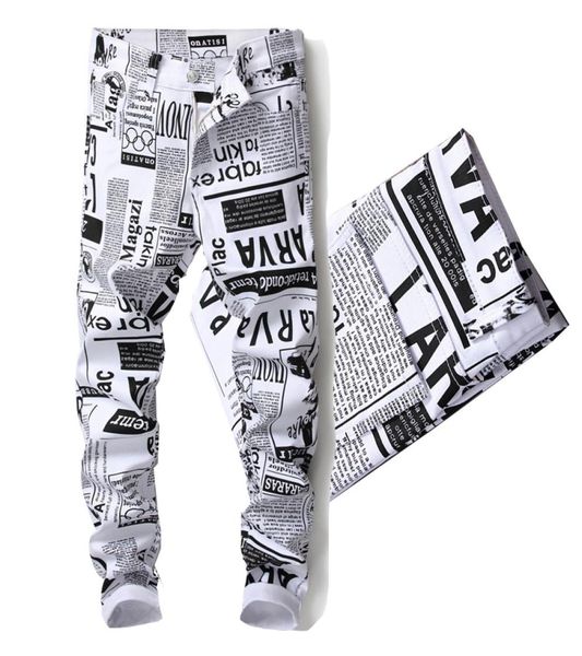 cool hip hop jeans for men 3d digital printing newpaper letters stretch jeans men's tight fit leg5072562, Blue
cool hip hop jeans for men 3d digital printing newpaper letters stretch jeans men's tight fit leg5072562, Blue