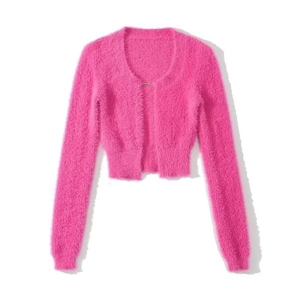 women's sweaters momoluna women la maille neve manches longues fluffy charm long ssleeve cardigan 230804, White;black
women's sweaters momoluna women la maille neve manches longues fluffy charm long ssleeve cardigan 230804, White;black