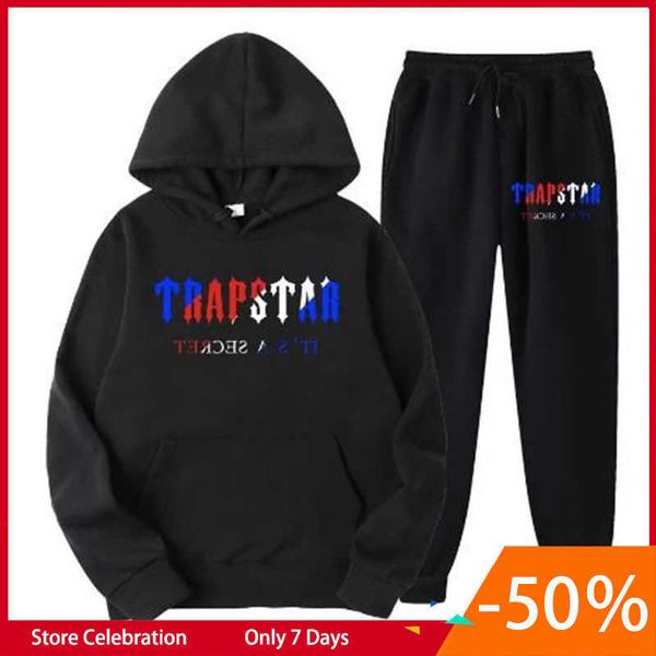 men's women's trapstar designer sportswear hoodies pants hooded tracksuit patchwork black solid brand autumn winter hoodie set, Gray
men's women's trapstar designer sportswear hoodies pants hooded tracksuit patchwork black solid brand autumn winter hoodie set, Gray