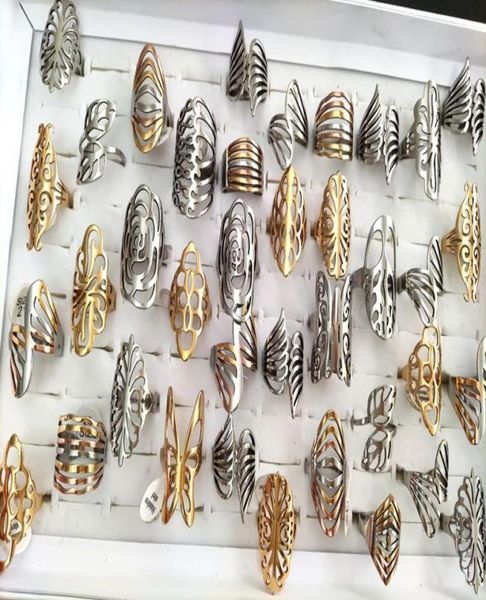25pcs silver gold fashion stainless steel rings men women band ring whole jewelry lots8243110
25pcs silver gold fashion stainless steel rings men women band ring whole jewelry lots8243110