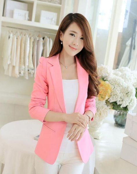 new spring summer korean fashion elegant slim fit small women039s coat casual suit white black pink blazers women office lady7979990, Black;brown
new spring summer korean fashion elegant slim fit small women039s coat casual suit white black pink blazers women office lady7979990, Black;brown