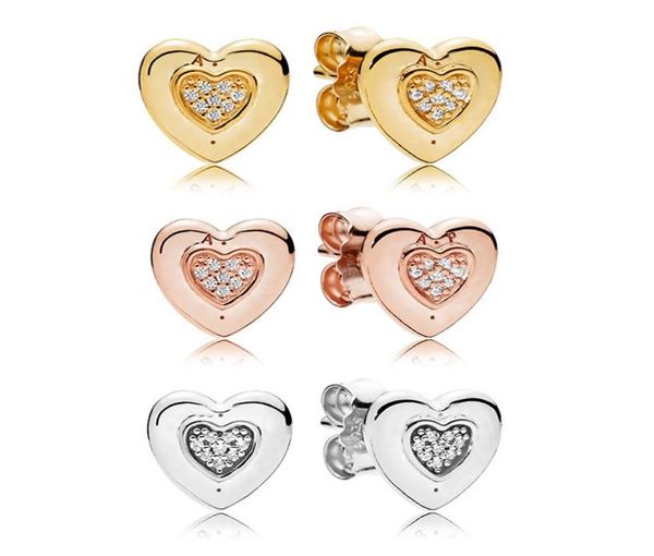 luxury designer love heart stud earrings original box for pandora sterling silver rose gold yellow gold plated women wedding earri4000384, Golden;silver
luxury designer love heart stud earrings original box for pandora sterling silver rose gold yellow gold plated women wedding earri4000384, Golden;silver