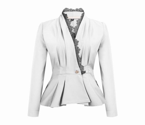 pydownlake spring autumn v neck blazer women slim lace patchwork blazer female cardigan ol work small suit jacket button coat6877671, White;black
pydownlake spring autumn v neck blazer women slim lace patchwork blazer female cardigan ol work small suit jacket button coat6877671, White;black