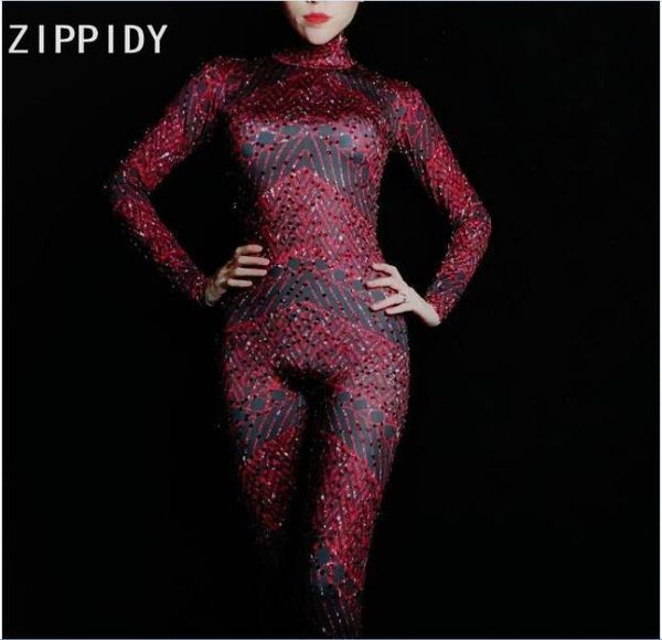 women's jumpsuits & rompers full red rhines spandex bling jumpsuit birthday party celebrate outfit bar female singer bodysuit evening c, Black;white
women's jumpsuits & rompers full red rhines spandex bling jumpsuit birthday party celebrate outfit bar female singer bodysuit evening c, Black;white