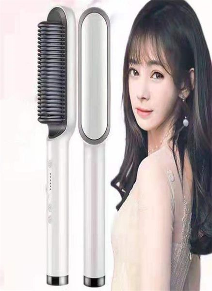 2022 new electric splint hair straightener comb hair styling straight curling dualpurpose bangs curling iron6758548, Black
2022 new electric splint hair straightener comb hair styling straight curling dualpurpose bangs curling iron6758548, Black