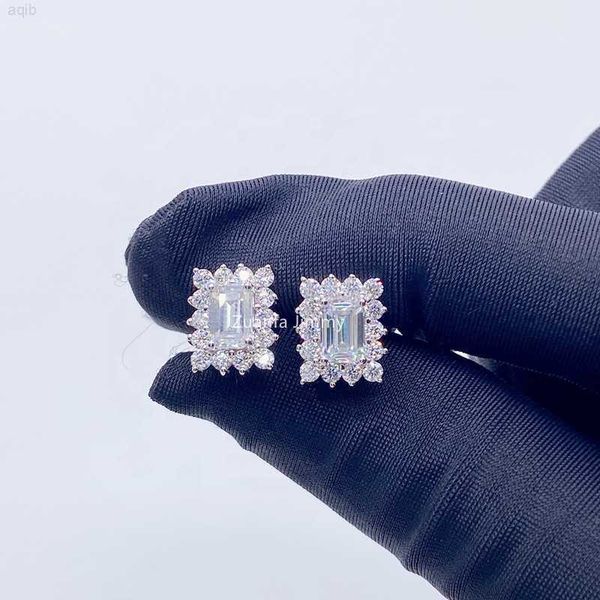pass diamond tester in stock iced out hiphop style 925 sterling silver vvs baguette moissanite women stud earrings, Golden
pass diamond tester in stock iced out hiphop style 925 sterling silver vvs baguette moissanite women stud earrings, Golden