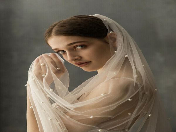 1t pearls wedding veil ivory bridal veil with pearl white birdal veils with comb custom made chapel length 2 metre length bridal v8890407, Black
1t pearls wedding veil ivory bridal veil with pearl white birdal veils with comb custom made chapel length 2 metre length bridal v8890407, Black