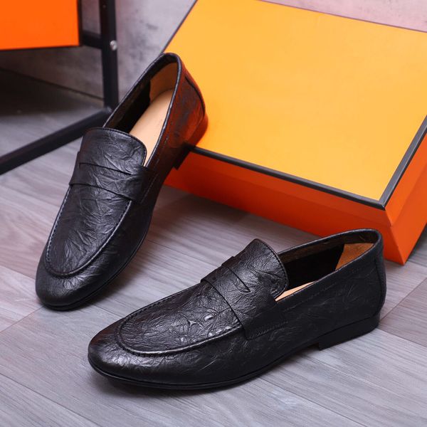 2023 mens designer business dress shoes new brand fashion gentlemen flats party office casual slip on loafers size 38-44, Black
2023 mens designer business dress shoes new brand fashion gentlemen flats party office casual slip on loafers size 38-44, Black