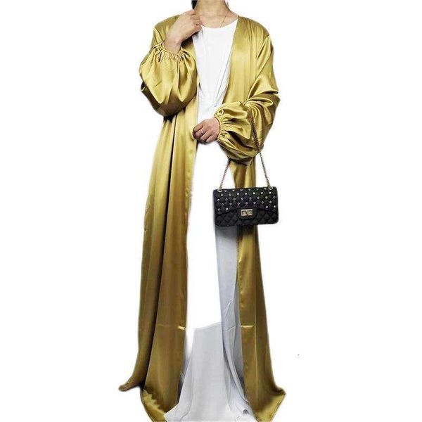 item title womens satin long sleeved loose dress middle east turkey cardigan, Black;gray
item title womens satin long sleeved loose dress middle east turkey cardigan, Black;gray