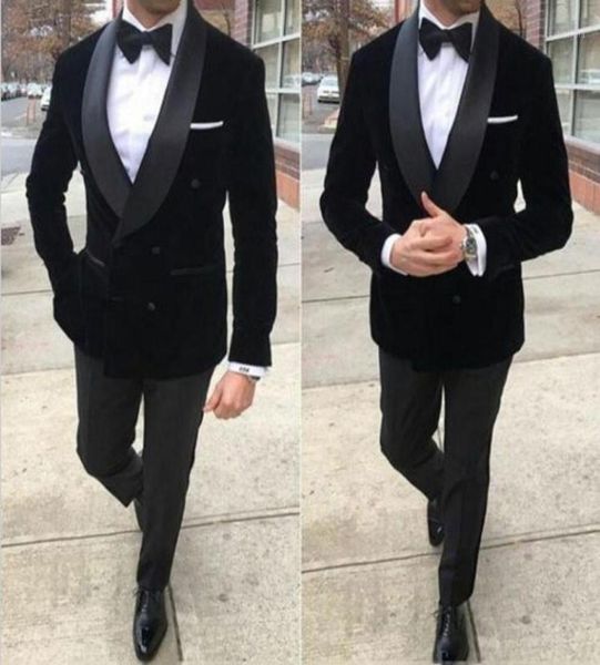 men039s suits blazers black velvet prom men for wedding shawl lapel plus size groom tuxedos 2piece smoking jacket slim fit te3203155, White;black
men039s suits blazers black velvet prom men for wedding shawl lapel plus size groom tuxedos 2piece smoking jacket slim fit te3203155, White;black