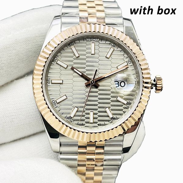 men's automatic mechanical movement watch 31/36/41mm all stainless steel glow-in-the-dark waterproof pink 28/31mm women's watch ex, Slivery;brown
men's automatic mechanical movement watch 31/36/41mm all stainless steel glow-in-the-dark waterproof pink 28/31mm women's watch ex, Slivery;brown