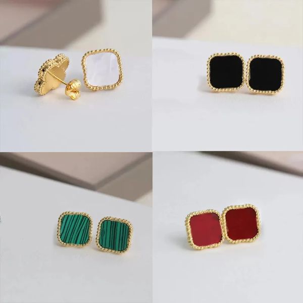 new designer earrings four-leaf clover earrings for women classic elegant cleef flower earrings van clover earrings 18k gold luxury brand me, Golden;silver
new designer earrings four-leaf clover earrings for women classic elegant cleef flower earrings van clover earrings 18k gold luxury brand me, Golden;silver