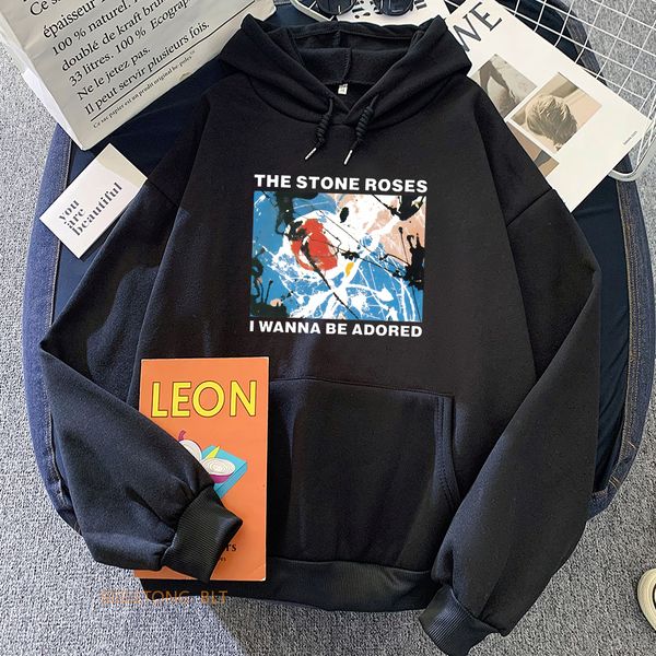 women's hoodies sweatshirts the stone roses i wanna be adored hip hop letter printing sweatshirt casual long sleeve winter pullovers ho, Black
women's hoodies sweatshirts the stone roses i wanna be adored hip hop letter printing sweatshirt casual long sleeve winter pullovers ho, Black