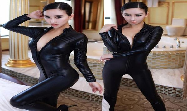 women039s jumpsuits rompers pu faux leather jumpsuit womens long sleeve open zipper skinny pants bodycon clubwear spandex wet3479444, Black;white
women039s jumpsuits rompers pu faux leather jumpsuit womens long sleeve open zipper skinny pants bodycon clubwear spandex wet3479444, Black;white