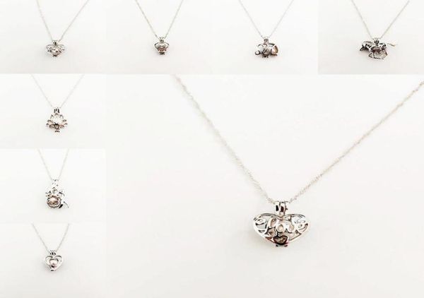 love wish pearl necklace cages locket hollow out oyster pearl heart pendant necklaces wolf dog bear elephant charm diy jewelry4456034, Silver
love wish pearl necklace cages locket hollow out oyster pearl heart pendant necklaces wolf dog bear elephant charm diy jewelry4456034, Silver