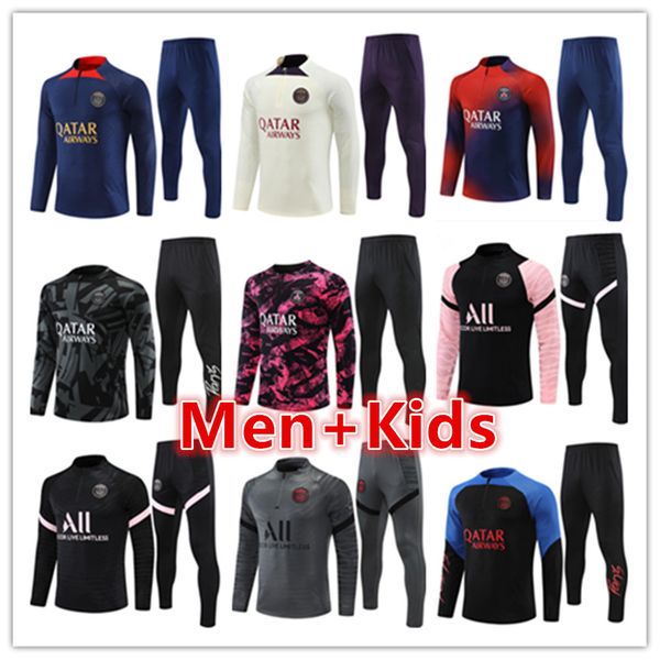 21 22 23 24 tuta psgs men football tracksuits training suit maillot jerseys jacket kit 2023 2024 paris mbappe mens and kids soccer tracksuit, Black
21 22 23 24 tuta psgs men football tracksuits training suit maillot jerseys jacket kit 2023 2024 paris mbappe mens and kids soccer tracksuit, Black