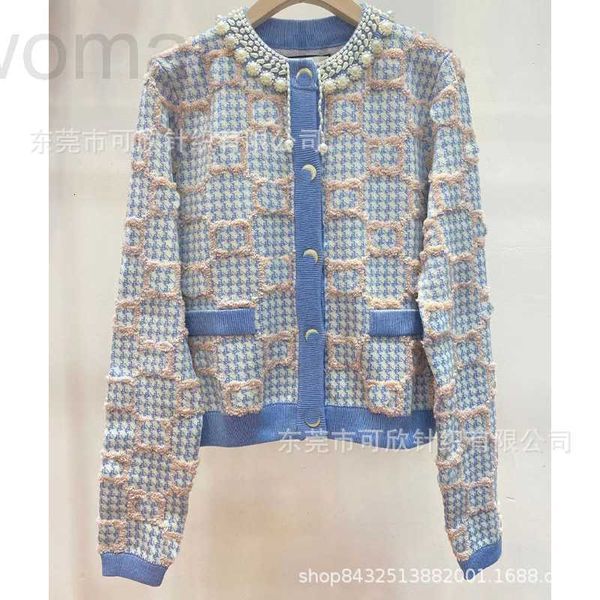 women's knits & tees designer g family round neck beaded long sleeve cardigan female letter coat celebrity style woolen sweater new pro, White
women's knits & tees designer g family round neck beaded long sleeve cardigan female letter coat celebrity style woolen sweater new pro, White