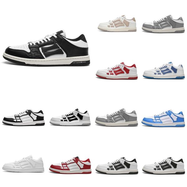 2023 designer casual shoes skel low flats black white grey red luxury sneakers men women leather bones applique upper sport shoe size 36-45
2023 designer casual shoes skel low flats black white grey red luxury sneakers men women leather bones applique upper sport shoe size 36-45