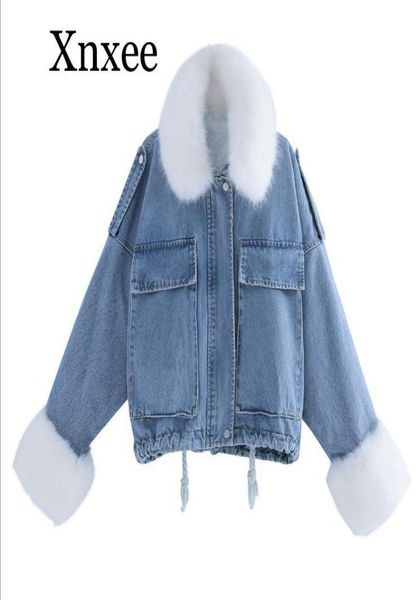 russia fashion korean thicken women jeans jacket winter 2020 long sleeve big fur collar warm ladies denim coats outerwear5189048, Black;brown
russia fashion korean thicken women jeans jacket winter 2020 long sleeve big fur collar warm ladies denim coats outerwear5189048, Black;brown