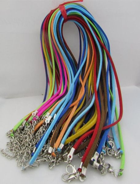 100pcslot mixed color suede leather necklace designer adjustable cord with lobster clasp necklace for diy jewelry charms making f42580878, White;red
100pcslot mixed color suede leather necklace designer adjustable cord with lobster clasp necklace for diy jewelry charms making f42580878, White;red
