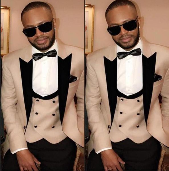 black lapel wedding suits champagne 3 pieces mens prom dinner male suits 2020 blazer groom tuxedo groom wear jacketpantsvest2209748, White;black
black lapel wedding suits champagne 3 pieces mens prom dinner male suits 2020 blazer groom tuxedo groom wear jacketpantsvest2209748, White;black