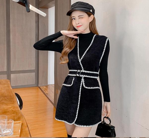 fashion women streetwear woolen cloth vest jacket spring autumn new female patchwork cardigan with belt slim blend coat 2010279489531, Black;white
fashion women streetwear woolen cloth vest jacket spring autumn new female patchwork cardigan with belt slim blend coat 2010279489531, Black;white