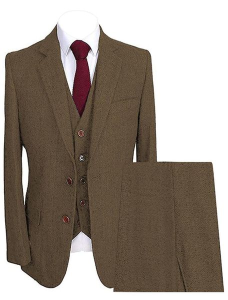 wool men suits for wedding formal business groom tuxedo 3 piece wedding herringbone tweed groomsmen man suits5705307, Black;gray
wool men suits for wedding formal business groom tuxedo 3 piece wedding herringbone tweed groomsmen man suits5705307, Black;gray