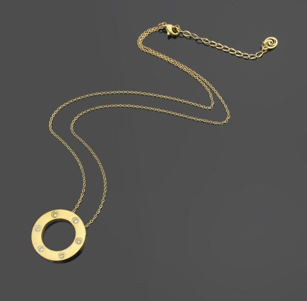 3 colors stainless steel gold necklace ices out ring pendant classic full drill designer necklaces fashion jewelry wh9279441, Silver
3 colors stainless steel gold necklace ices out ring pendant classic full drill designer necklaces fashion jewelry wh9279441, Silver